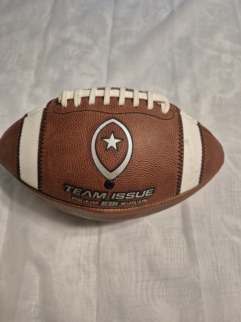 NFHS Team Issue Brown/White Football